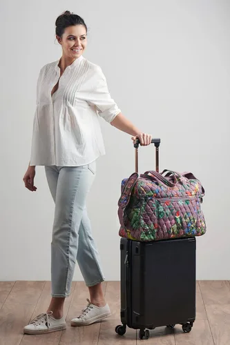 Miniatura 2 de Maison d' Hermine Bolsa de viaje acolchada de 100% algodón, bolsa de fin de semana, equipaje de fin de semana, bolsa de gimnasio para hombres