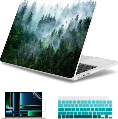 Miniatura 24 de May Chen para M4 MacBook Air de 13.6 pulgadas Funda 2025 2024 2023 2022 Modelos: A3240 A3113 M3 A2681 M2, Carcasa de plástico rígido para MacBook