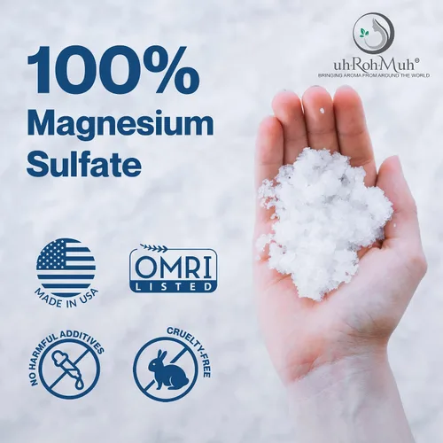 Miniatura 4 de Sal de Epsom Sulfato de Magnesio Premium Natural OMRI Baño sin perfume y sal de remojo para el cuidado de la piel fabricación de jabón