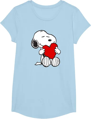 Miniatura 17 de Peanuts Camiseta de San Valentín Snoopy Hugging Heart, Negro