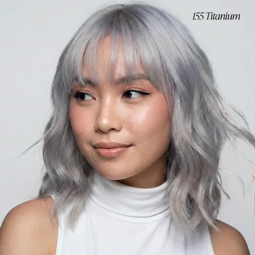 Miniatura 2 de Adore Tinte de Cabello Semipermanente (155 Titanio) Tinte de Cabello Gris Vegano y Libre de Crueldad Animal Sin Amoníaco, Sin Peróxido, Sin