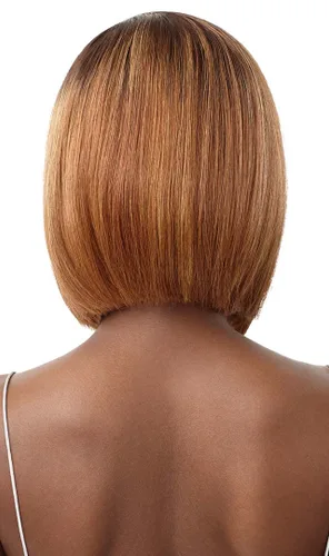 Miniatura 5 de Outre Mytresses - Peluca de cabello humano 100 % sin procesar, color personalizado, con encaje frontal HD - Letisha (color: negro natural)