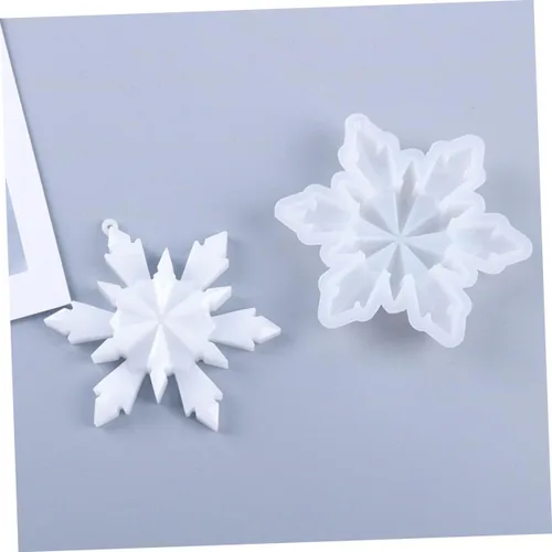 Miniatura 6 de Encantos de joyería de silicona de copo de nieve cómodos y fáciles de limpiar