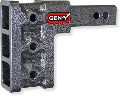 Gancho dual para receptor de descarga 300 Series 2" Clase IV 10K, ajuste dual de posición de remolque, incluye dos ganchos de 5/8 pulgadas