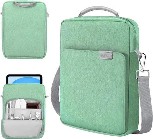 Miniatura 19 de TiMOVO - Funda para tablet de 9-11 pulgadas con correa para el hombro para iPad 11 pulgadas A16 2025, iPad 10.ª generación 10.9"/10.2", Galaxy Tab