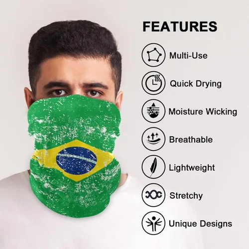 Miniatura 4 de Bandanas de moda para la cabeza, sin costuras, polaina para el cuello, pasamontañas