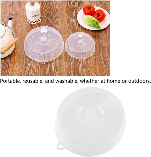 Miniatura 8 de Cubierta lavable para placa de microondas, tapa de placa de microondas, silicona para accesorios de horno de microondas, tapas de utensilios