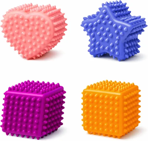 Miniatura 16 de Pelotas sensoriales para bebés, bolas de goma suave para niños de 1 a 3 años, juguetes de baño sensoriales Montessori de 6 a 12 meses, pelota