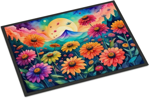 Miniatura 30 de Caroline's Treasures DAC1455MAT - Felpudo de la reina de la noche con diseño de cactus en color de 18 x 27 pulgadas, tapete para puerta delantera