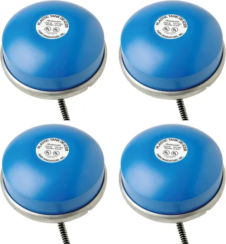 Miniatura 10 de Farm Innovators, Inc. descongelador convertible de 1250 vatios para tanque flotante y sumergible de aluminio, con cable a prueba de mordiscos