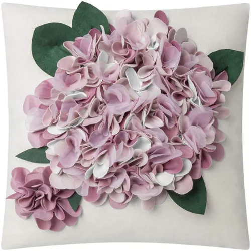JWH Funda de almohada decorativa de flores 3D, cojín estéreo, funda de almohada floral colorida para cama, sofá, dormitorio, silla, 18 x 18