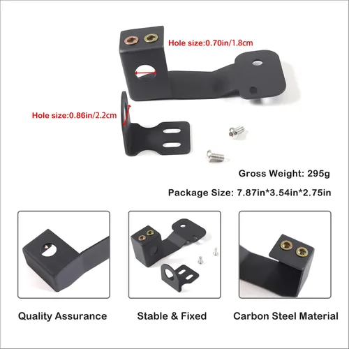 Miniatura 7 de Aunginsy Soporte de antena para portón trasero de automóvil compatible con Ford Maverick 2022 2023 2024 2025 Pickup lado izquierdo Soporte