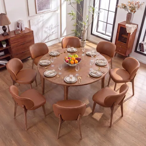Miniatura 34 de YOUNIKE Silla de comedor con respaldo alto, silla única de cocina estilo moderno de mediados de siglo, silla acentuada sin brazos de tela bouclé