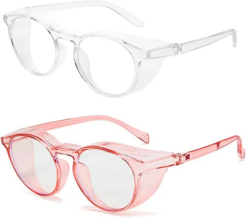 Miniatura 9 de Anteojos de seguridad que no se empañan, con protección UV400, lentes con bloqueo de luz azul para hombres y mujeres, anteojos transparentes