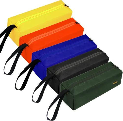 Miniatura 11 de FASTECH Paquete de 1 Bolsa de Herramientas con Cremallera, Pequeñas Bolsas con Cremallera/Bolsa Multiusos para Herramientas Tipo Tote, Organizador