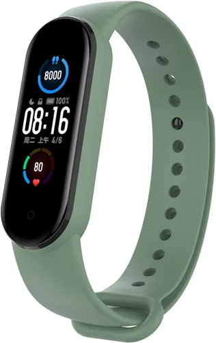 Miniatura 2 de hengkang Compatible con Amazfit Band 5/Xiaomi Mi Band 6/Mi Band 5, correas de repuesto ajustables de silicona deportiva para Amazfit Band 5, Mi Band