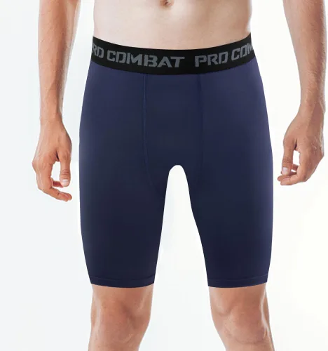 Miniatura 2 de HYCOPROT - Pantalones cortos de compresión para hombre, ropa interior deportiva de elastano, capa base de rendimiento atlético, para entrenamiento