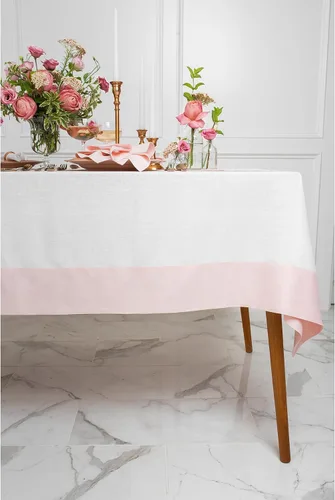 Miniatura 15 de Solino Home Mantel de lino de 60 x 108 pulgadas, 100% lino puro, aguacate y mantel natural para cocina, comedor, cena, interior, exterior, fiesta