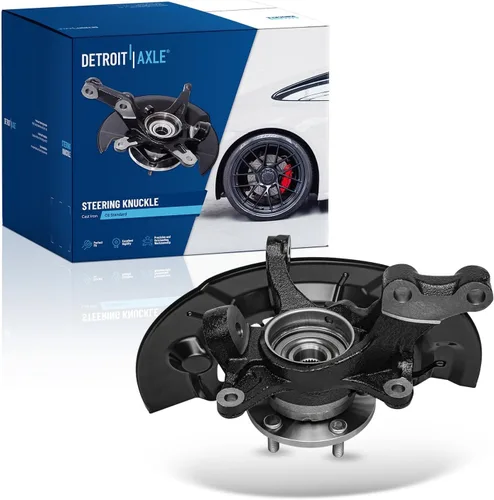 Miniatura 58 de Detroit Axle - Nudos de dirección delanteros de 2.5L de 2 piezas para Toyota 12-17 Camry, 2 nudos de dirección y conjunto de rodamiento de rueda