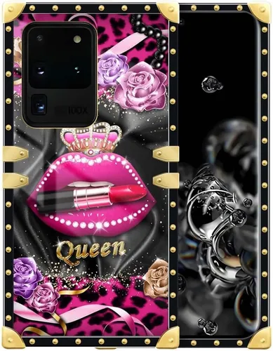 Miniatura 50 de Funda compatible con Samsung Galaxy Note 10 Plus, Lipstick Lips Note 10 Plus para niñas, TPU suave a prueba de golpes, protección rígida