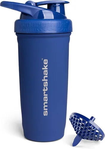 Miniatura 12 de Smartshake Reforce - Botella mezcladora de proteínas de acero inoxidable, sin aislamiento, unisex, para gimnasio, botellas agitadoras de metal, 30.4