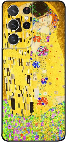Miniatura 9 de Berkin Arts Funda compatible con Samsung Galaxy S22 Ultra, funda de silicona Art Nouveau Floral Flower (Clematis by Alphonse Mucha)