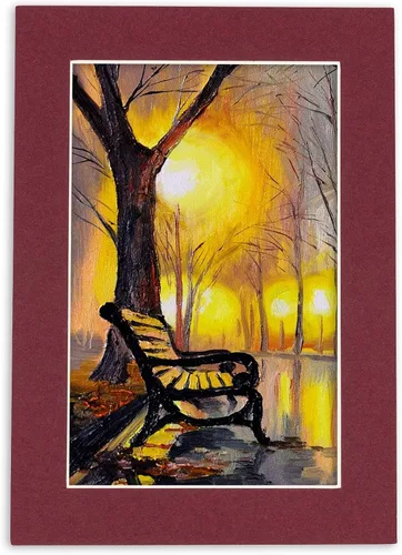 Miniatura 164 de 8.5x11 Mat for 11x14 Frame - Precut Mat Board Acid-Free Brown 8.5x11 Photo Matte Made to Fit a 11x14 Picture Frame, Premium Matboard for Family