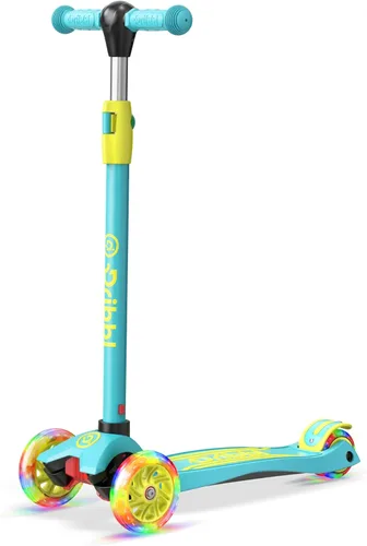 Miniatura 15 de Dribbl - Patineta de 3 ruedas para niños - Tecnología de inclinación para dirigir, manillar de altura ajustable, plataforma antideslizante ancha