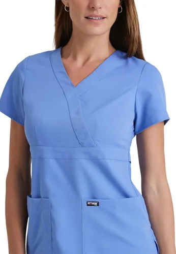 Miniatura 7 de Grey's Anatomy Signature - Camiseta de uniforme para mujer (talla grande, 3 bolsillos)