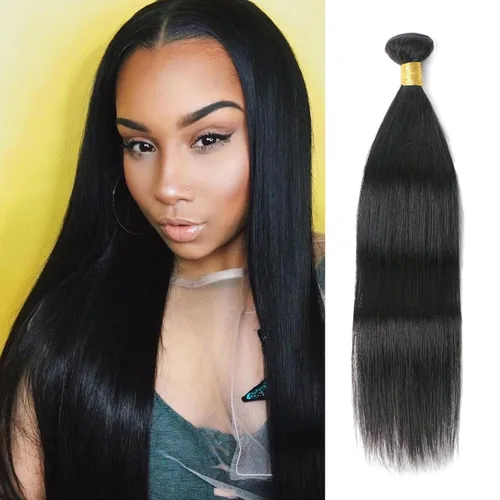 Miniatura 50 de Paquetes de cabello afro rizado y kinky, extensiones de cabello humano de 8 pulgadas, tejido rizado sin procesar, doble entretejido, virgen