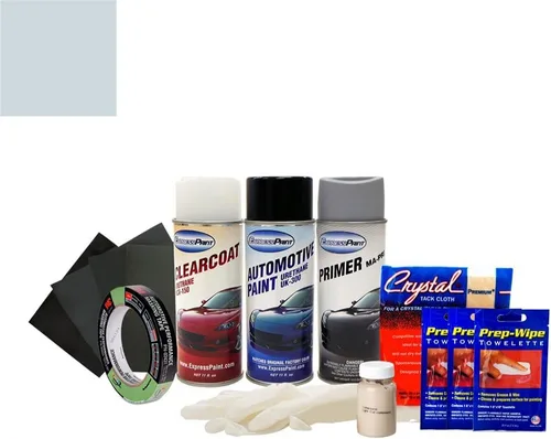 Miniatura 3 de Aerosol para pintura de retoque automotriz Mitsubishi Starion - Grace Silver Metallic Clearcoat H84/PA4 - Paquete todo incluido