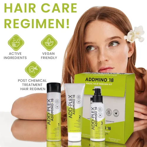 Miniatura 7 de Kit Hair Reborn - Juego de champú, máscara y acondicionador sin enjuague para todo tipo de cabello