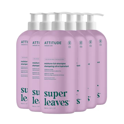 Miniatura 18 de ATTITUDE Colorlast Champú para el cabello, verificado por EWG, para cabello teñido, protege el color, ingredientes derivados de forma natural
