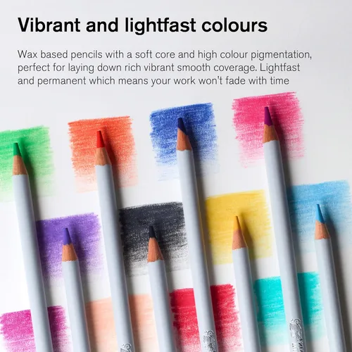 Miniatura 5 de Winsor & Newton Studio Collection - Lápices de artista, lápices de colores, juego de 48