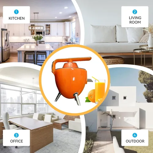 Miniatura 5 de Exprimidor eléctrico de naranja, máquina exprimidora de limón de 14 onzas, Máquinas eléctricas de exprimidor de cítricos para limones, limas