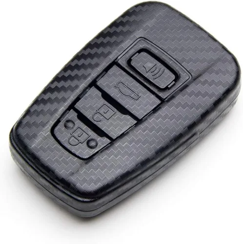 Miniatura 2 de Funda inteligente para llavero compatible con Toyota Avalon Camry Corolla Hatchback C-HR Prius Prime RAV4 2 3 4 botones sin llave control remoto