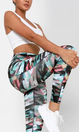 Miniatura 3 de ODODOS - Leggings de yoga con cintura alta y bolsillos para mujer, pantalones de yoga deportivos con control de abdomen, no se transparentan