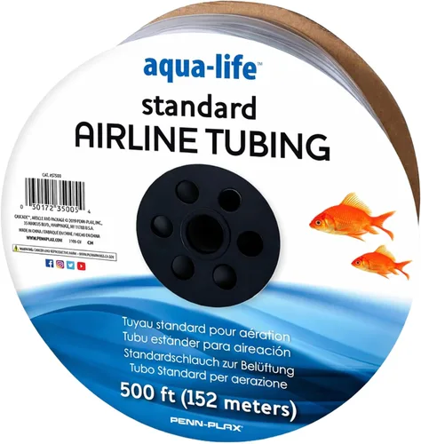Miniatura 8 de Bomba de aire Penn Plax estándar, accesorios de Airline Tubing, 8 pies