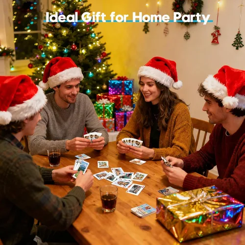 Miniatura 4 de Cartas de juego personalizadas, cartas estándar personalizadas con imagen de ambos lados, crea tus propias cartas divertidas para fiestas, regalos