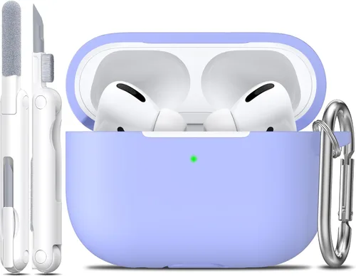 Miniatura 88 de Funda para AirPods con llavero, protección completa, de silicona, accesorios para AirPods, funda para hombres, mujeres y adolescentes, con estuche