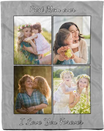 Miniatura 33 de D-Story Regalos para mamá, regalo para el día de la madre de parte de hija e hijo, manta de franela suave regalo para mamás Navidad, manta de cama