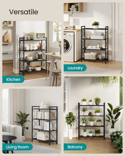 Miniatura 6 de SONGMICS Metal Storage Rack with Wheels