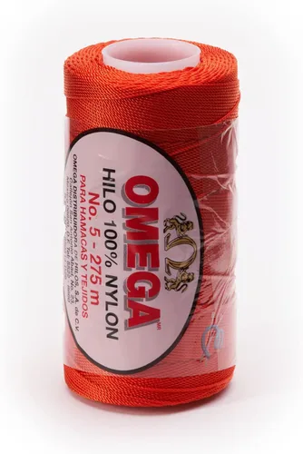 Miniatura 26 de Nylon NO.5 by Omega - Cuerda fuerte 100% nailon para ganchillo fino y manualidades - Color: 04 amarillo claro