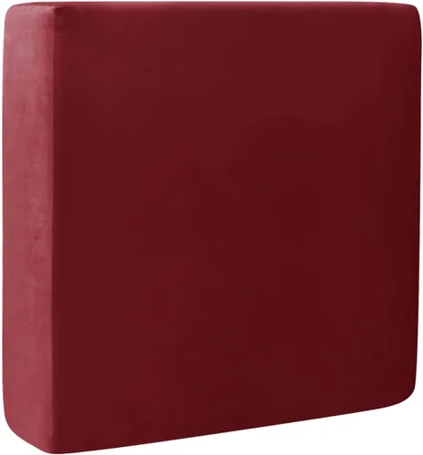 Miniatura 55 de Fundas de cojín de terciopelo para sofá, funda elástica para cojín de sofá suave, protector de muebles extraíble y lavable para sala de estar, Negro