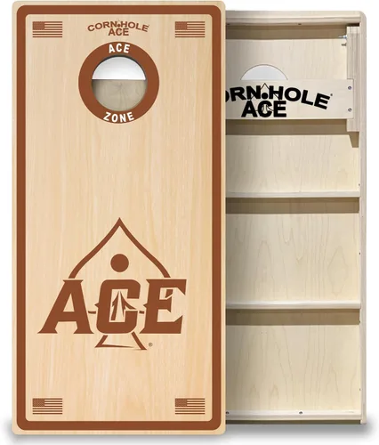 Miniatura 20 de CornholeAce ACE PRO Tablas de Cornhole profesionales, sin rebote, patas anchas triples, madera contrachapada de abedul báltico de 3/4 pulgadas, Verde