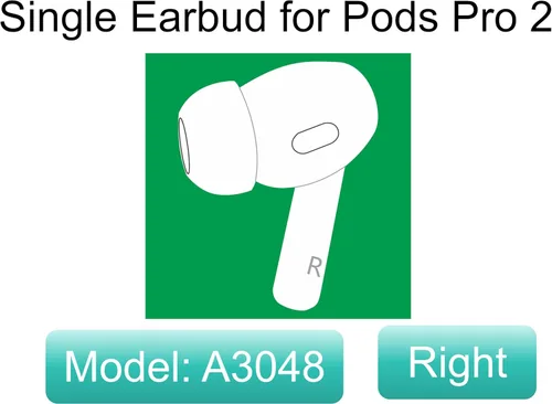 Miniatura 4 de Meenova Auriculares Derechos de Reemplazo OEM para Pods Pro (2ª Generación) A3047, A3048, A3049, Genuino Solo Lado Derecho Individual, Compatible