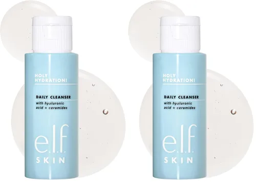 Miniatura 8 de e.l.f. SKIN Holy Hydration! Limpiador diario Mini, limpiador facial para eliminar el exceso de aceite, impurezas y maquillaje, fabricado con ácido