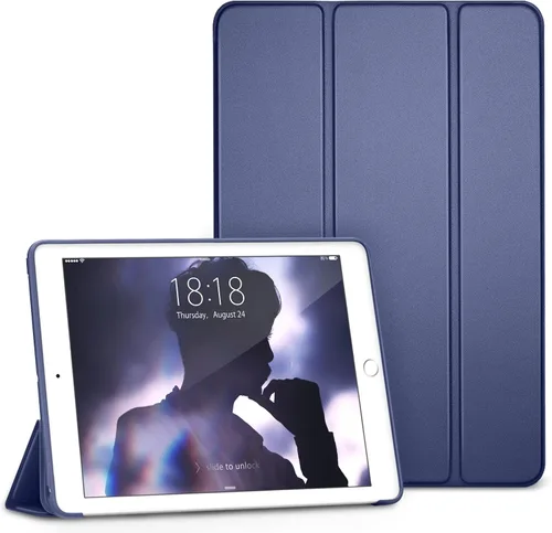 Miniatura 12 de Carcasa para iPad Mini 4, DTTO, antirraspones, ultradelgado, liviano, con autoencendido y autoapagado, cubierta con soporte de triple doblado