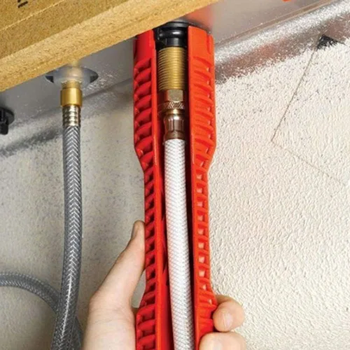 SagaSave Instalador de grifo y fregadero Herramienta multifuncional llave de grifo Herramienta de instalación de fregadero de doble cabezal