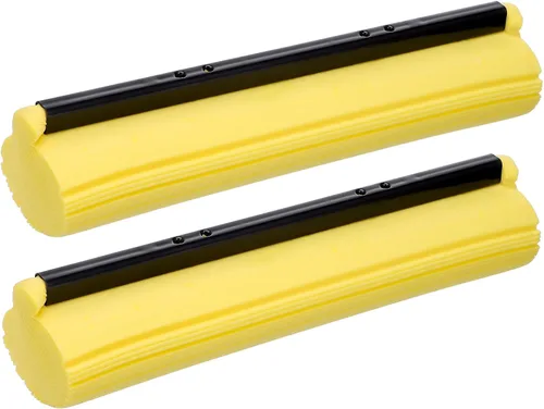 LIFKOME Mops Kitchen Home - Recambio de cabezal de esponja súper absorbente y de goma de espuma PVA, repuesto de espuma de esponja plegable, 2